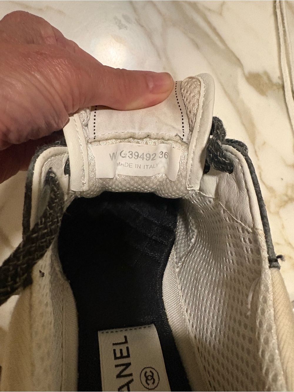 CHANEL Women’s Sneakers, two tone green from 2024 collection. Open to offers! 😊 - Picture 12 of 15